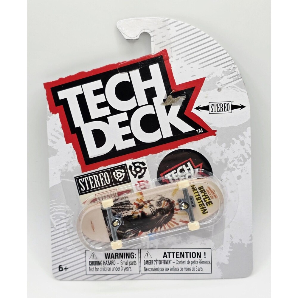 Tech Deck STEREO Skateboards Bryce Wettstein Fingerboard New